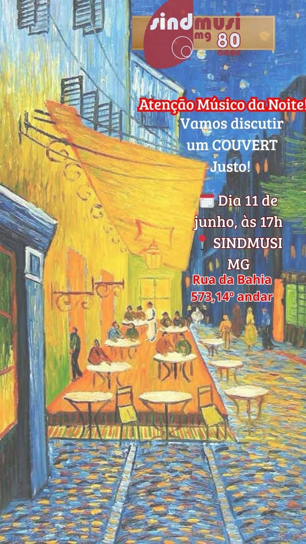 O couvert é do Músico!